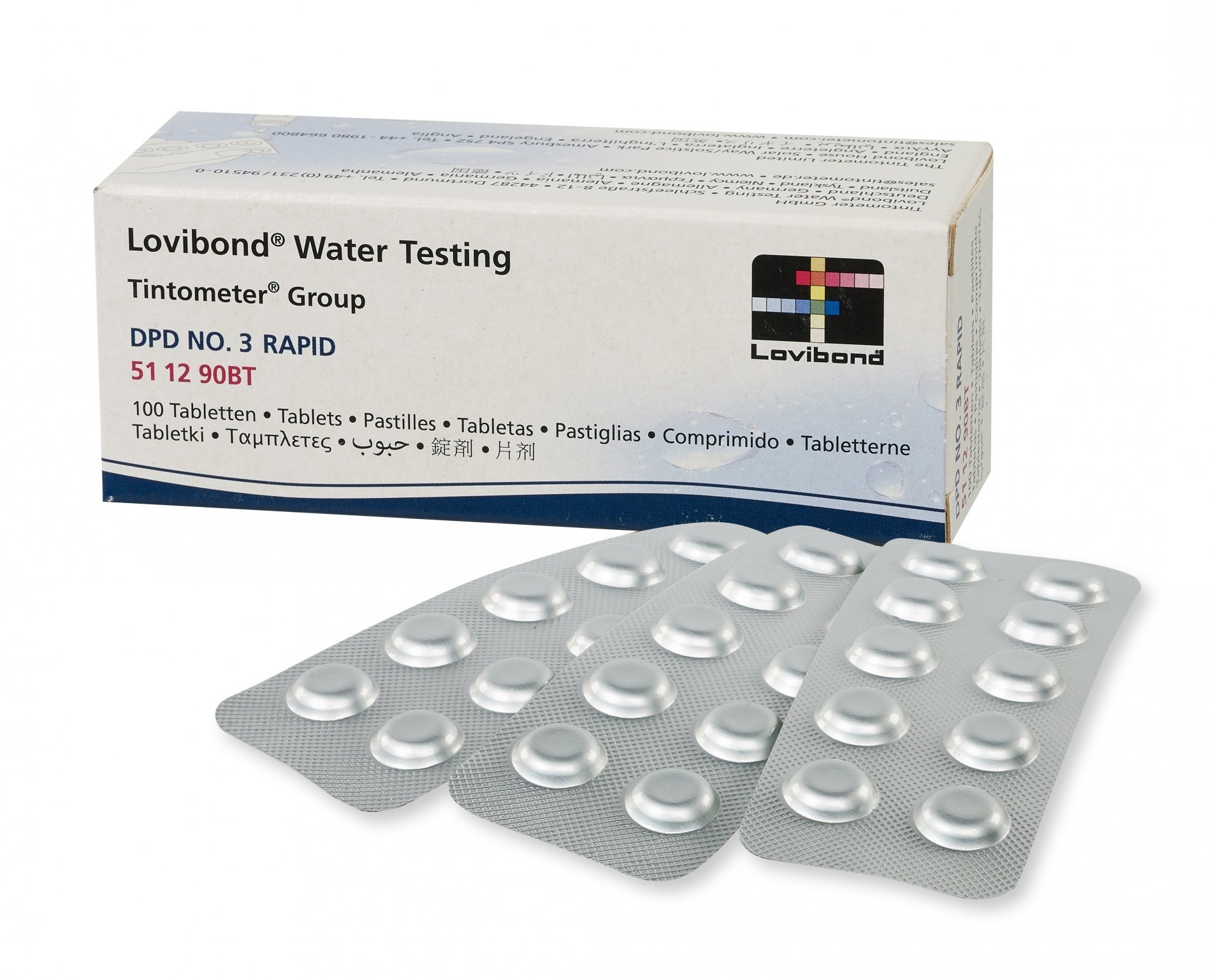 DPD n°3 Rapid reservepilletjes Lovibond 100st Zwembad.be